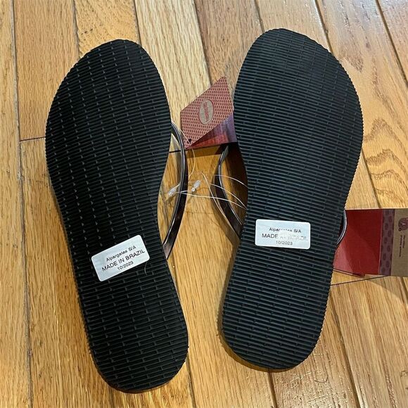 Havaianas Women's Flip Flops Gray Size 11/12W Beach Casual Sandals - Picture 8 of 8